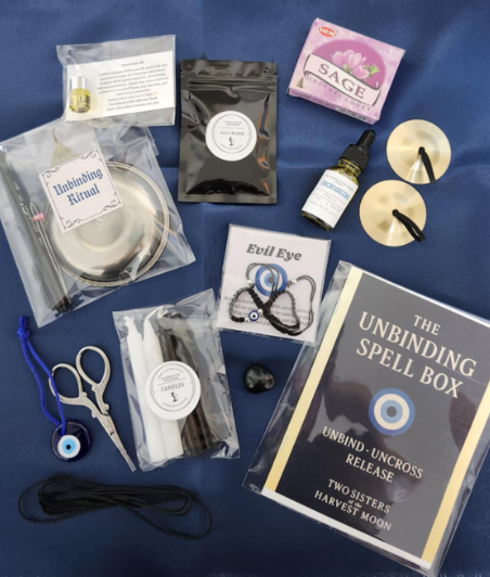 The Unbinding Box – Complete Ritual Kit for Curse Removal, Uncrossing &amp; Evil Eye Protection