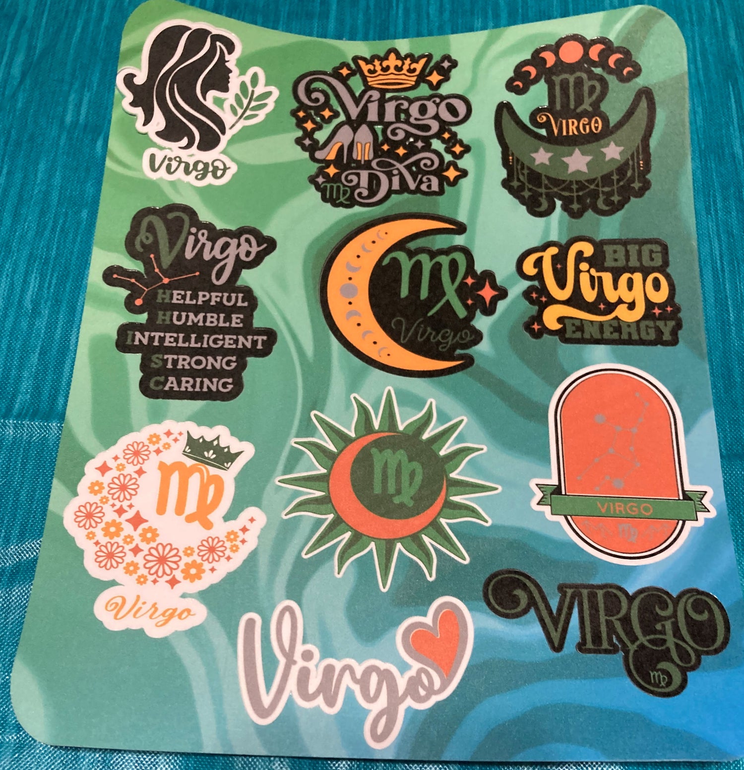 Handmade Astrological Sticker Packs