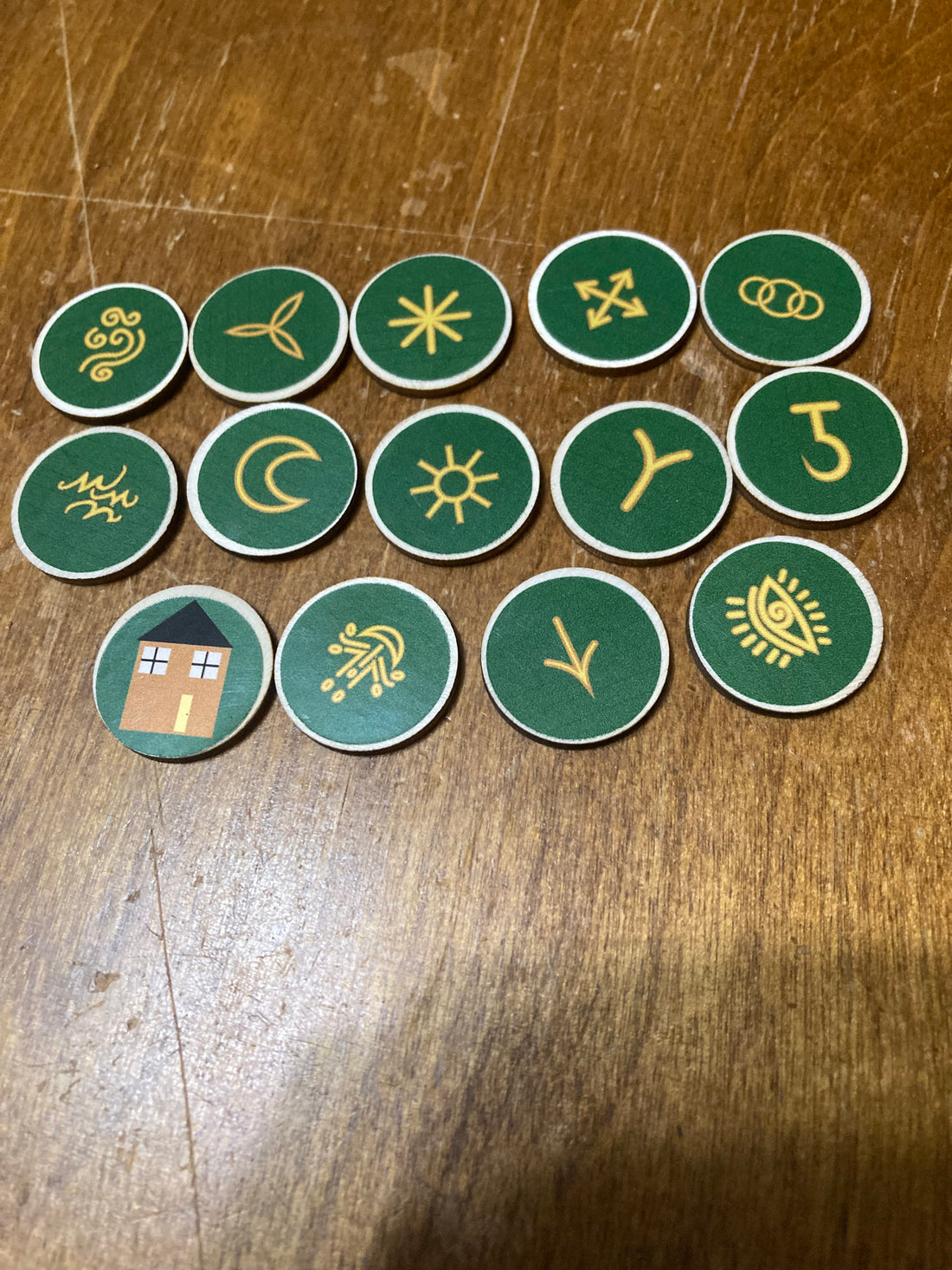 Handcrafted Witch rune Set