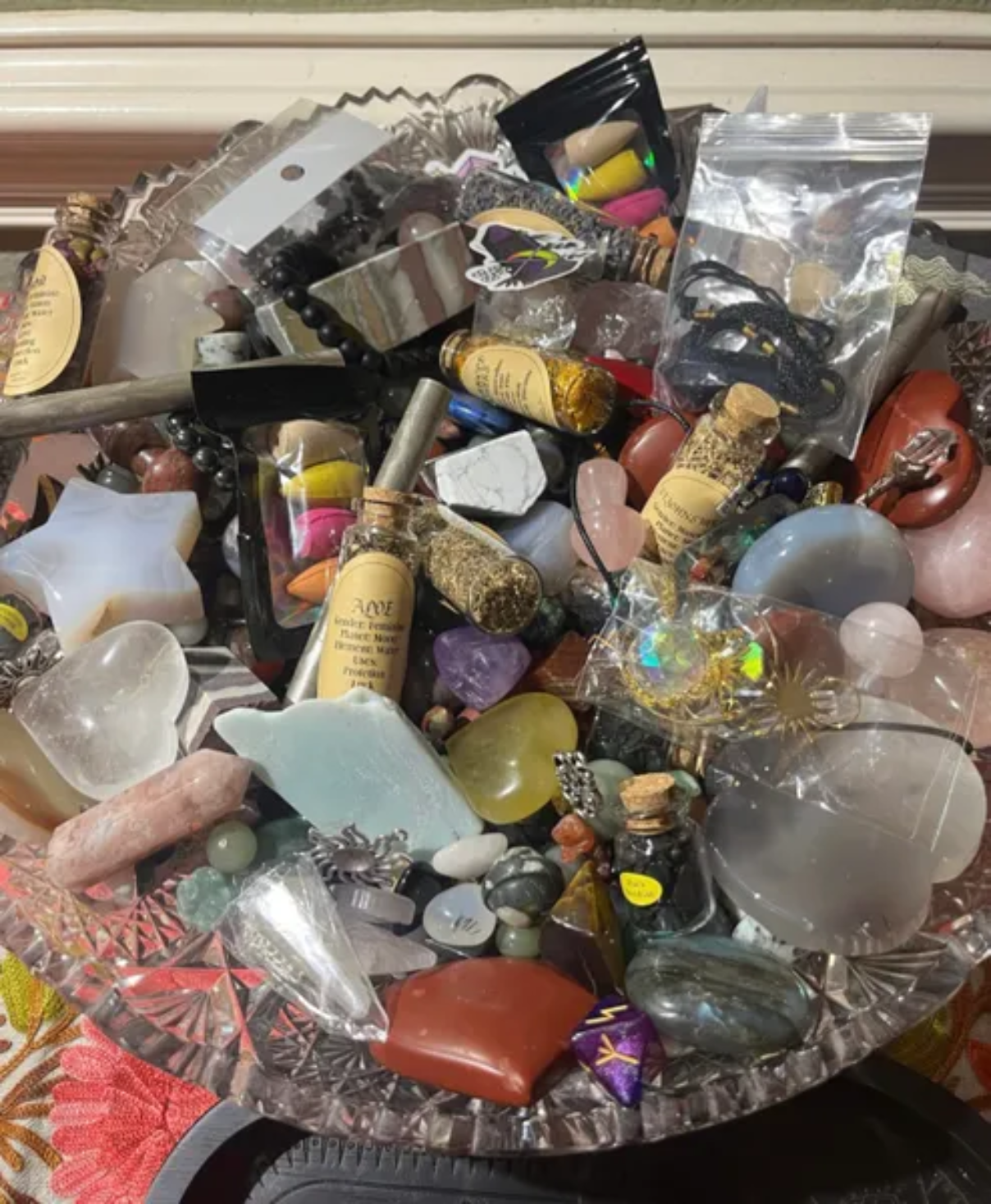 Witchcraft Confetti Scoop: Crystals, Charms, Herbs &amp; More